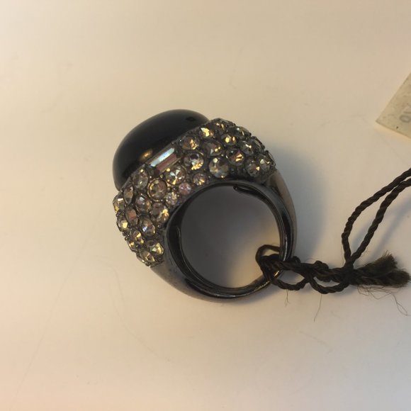 💍🖤JUICY COUTURE Stone Cluster Cab Ring YJRU4304 - Picture 7 of 8